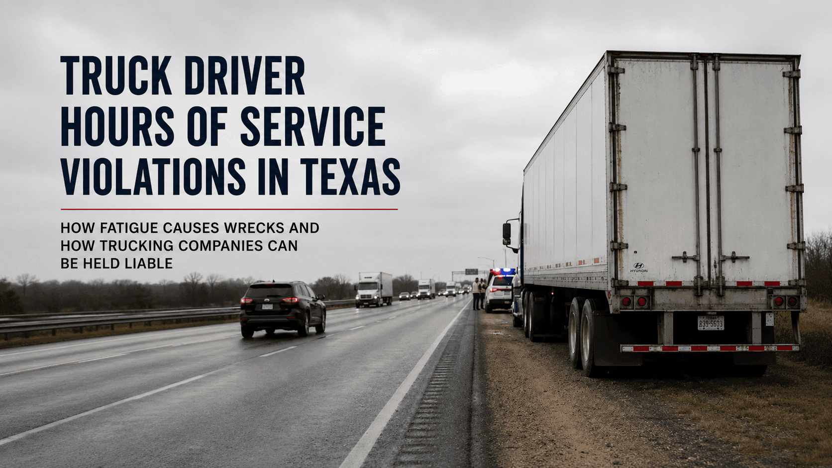 Truck Driver Hours of Service Violations in Texas: How Fatigue Causes Truck Accidents and How Trucking Companies Can Be Held Liable