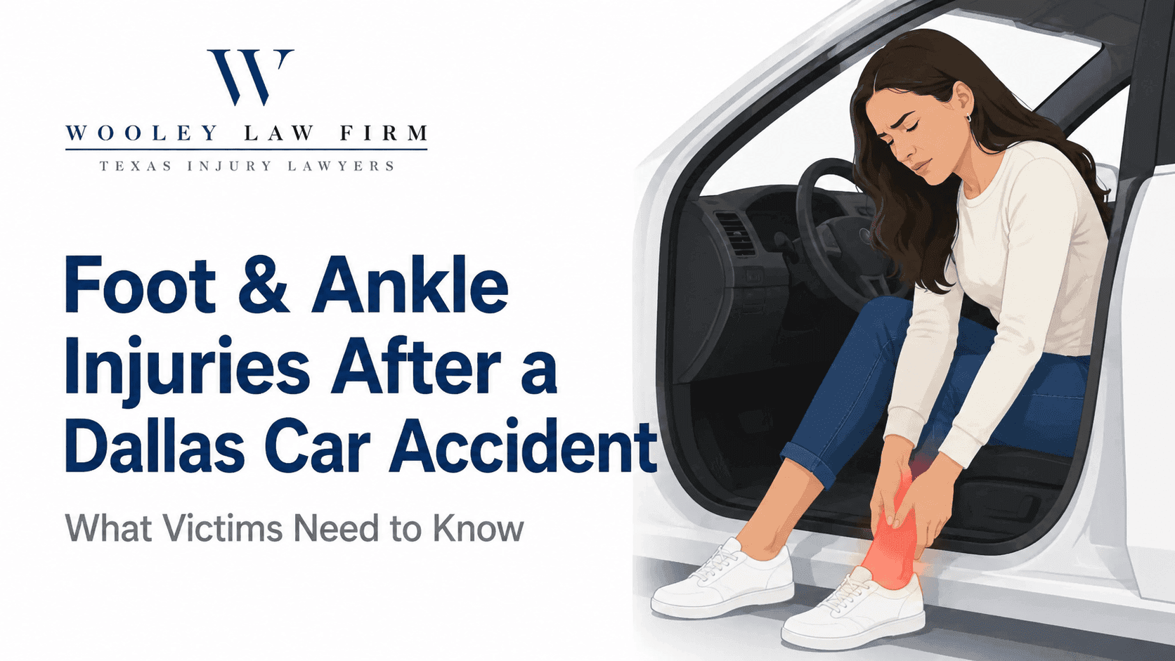 Foot and Ankle Injuries After a Dallas Car Accident: What Victims Need to Know