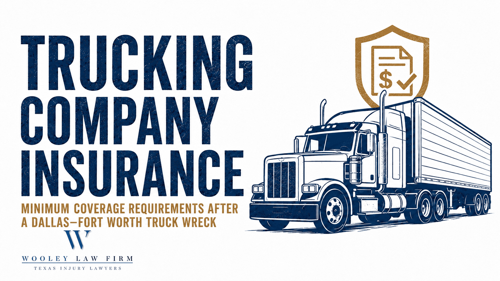 Minimum Insurance Requirements for Trucking Companies After a Dallas-Fort Worth Truck Wreck