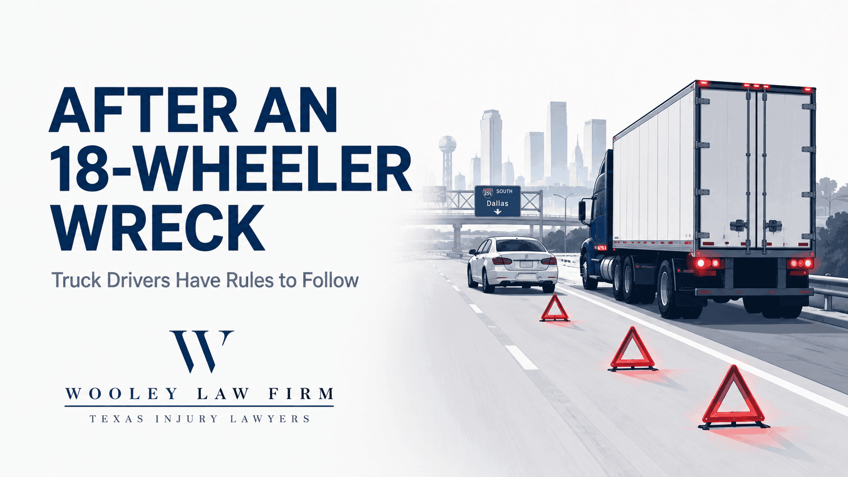 What Must an 18-Wheeler Driver Do After a Truck Wreck in Dallas?