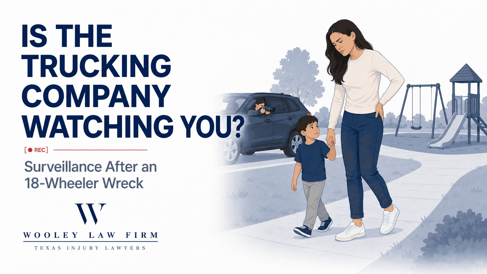 Can a Trucking Company Hire a Private Investigator to Follow You After an 18-Wheeler Wreck?