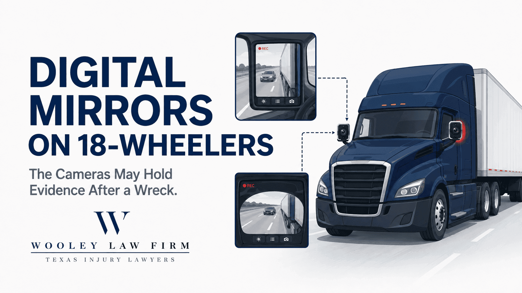 Digital Mirrors on 18-Wheelers: Evidence After a Dallas Truck Wreck