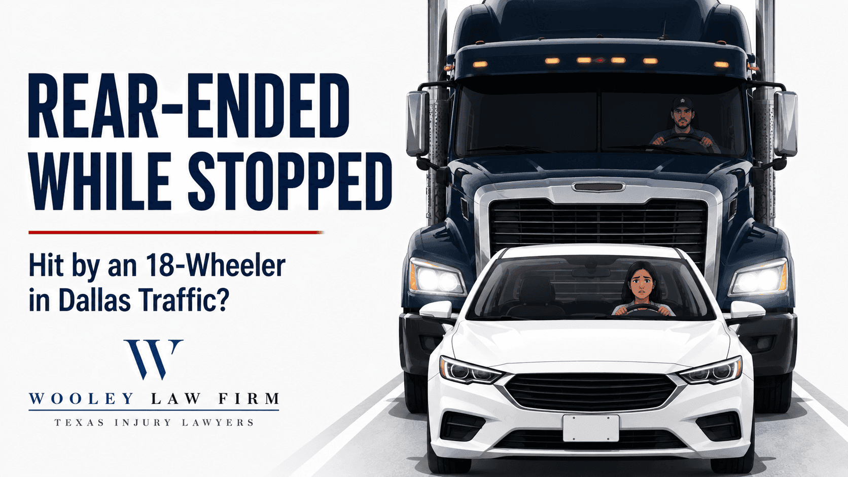 Rear-Ended by an 18-Wheeler While Stopped in Dallas Traffic