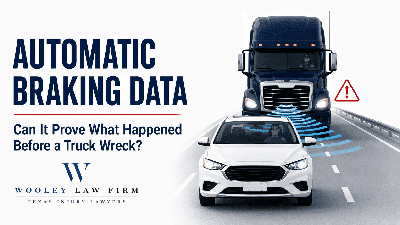 Can Automatic Emergency Braking Data Prove a Truck Wreck Claim?