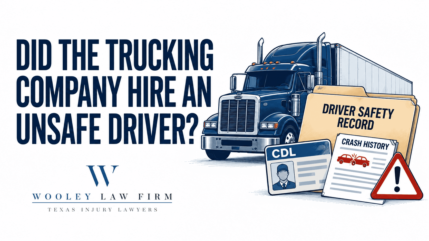 Can I Sue a Trucking Company for Hiring an Unsafe Driver in Dallas?