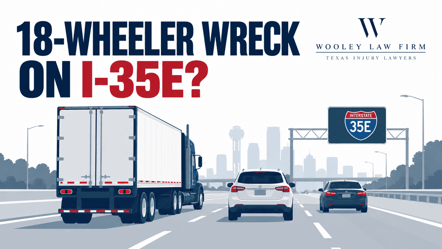 Injured in an 18-Wheeler Wreck on I-35E in Dallas? What You Need to Know