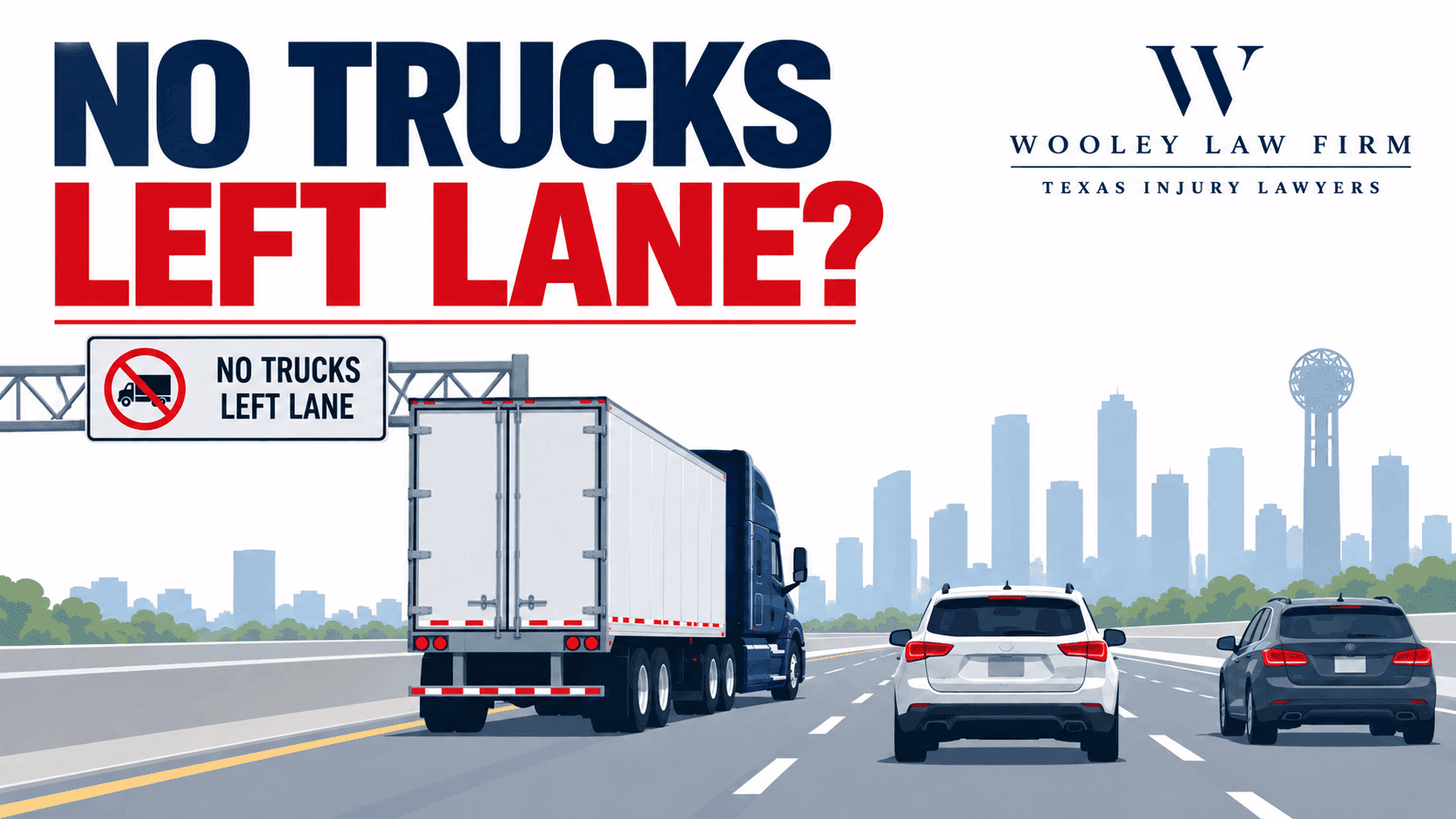 Can an 18-Wheeler Legally Drive in the Left Lane in Dallas or Texas?