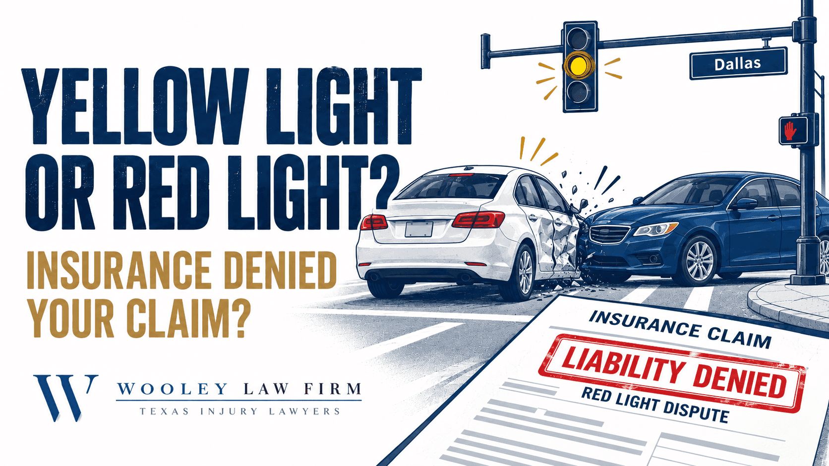 Entered an Intersection on Yellow, but Insurance Says You Ran the Red Light? Dallas Car Wreck Lawyer Explains