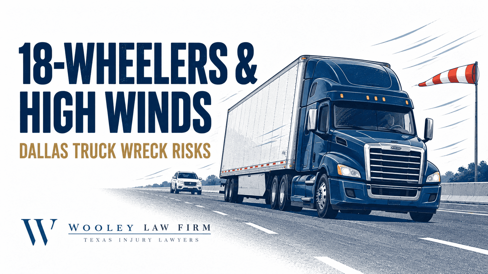 18-Wheelers Driving in High Winds: Dangers and Dallas Truck Wreck Claims