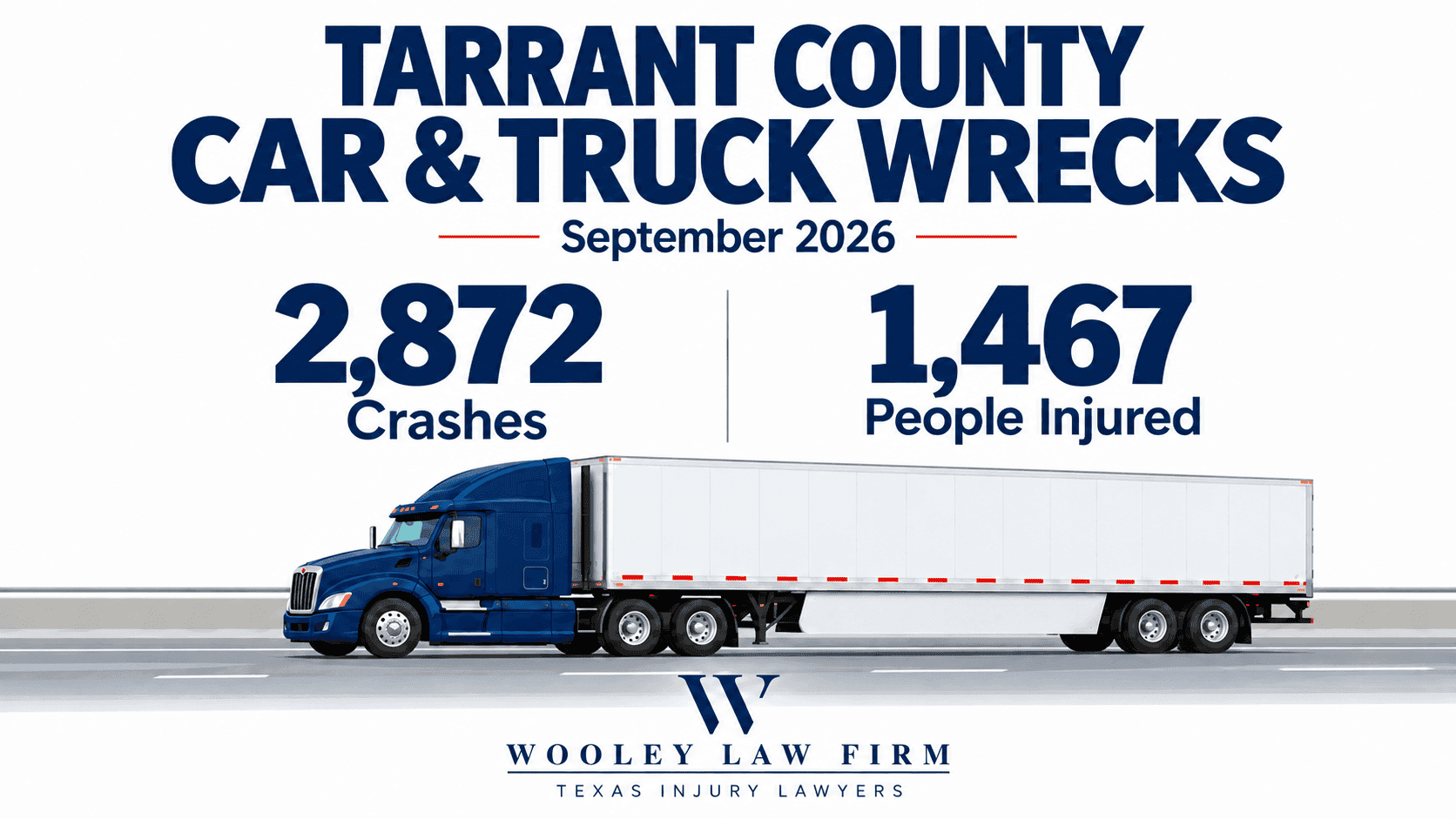 Tarrant County Car and Truck Wrecks in September 2026: Fort Worth Crash Statistics and Injury Claims