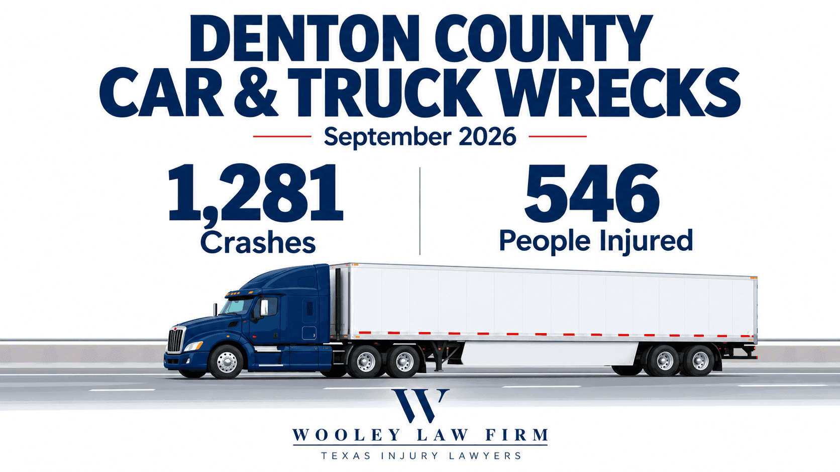 Denton County Car and Truck Wrecks in September 2026: Local Crash Statistics and Help for Injured Victims