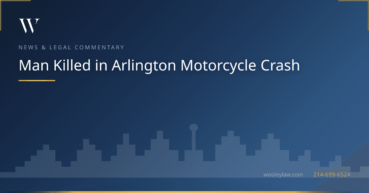 Man Killed in Arlington Motorcycle Crash - Motorcycle Accidents