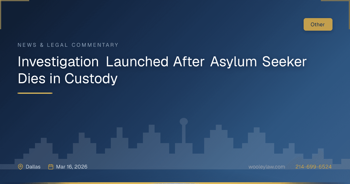 Investigation Launched After Asylum Seeker Dies in Custody - Other