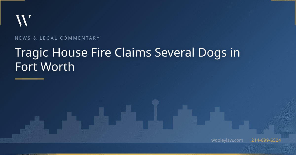 Tragic House Fire Claims Several Dogs in Fort Worth - Other