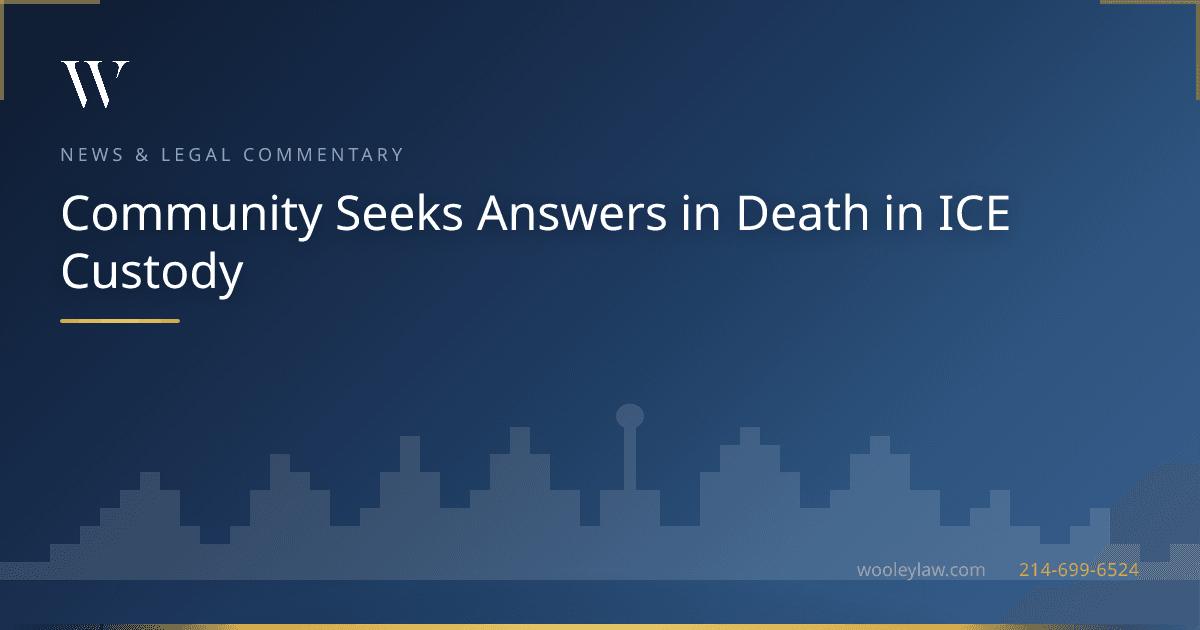 Community Seeks Answers in Death in ICE Custody - Other